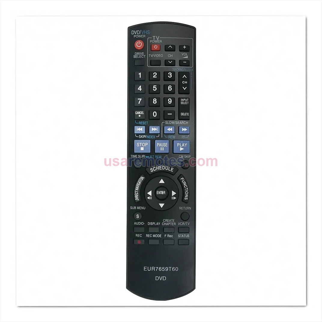 Panasonic DMR-EZ37K remote control replacement Panasonic DMR-EZ37K remote control replacement