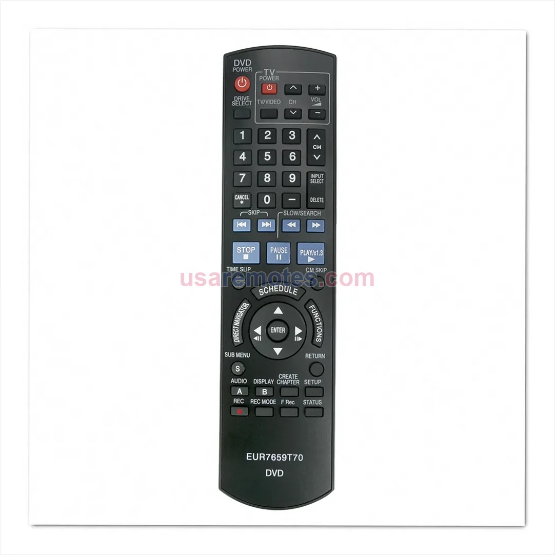 Panasonic DMRES35VS remote control replacement Panasonic DMRES35VS remote control replacement