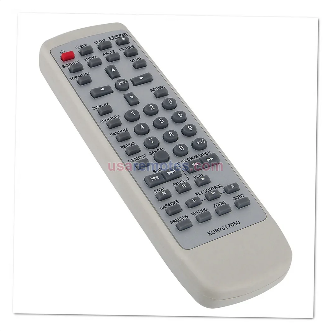 Panasonic DVD-RV2 remote control replacement Panasonic DVD-RV2 remote control replacement