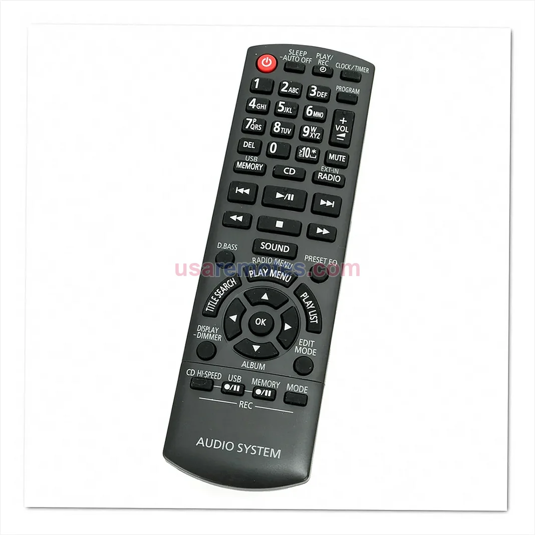 Panasonic SA-AKX32PR-K remote control replacement