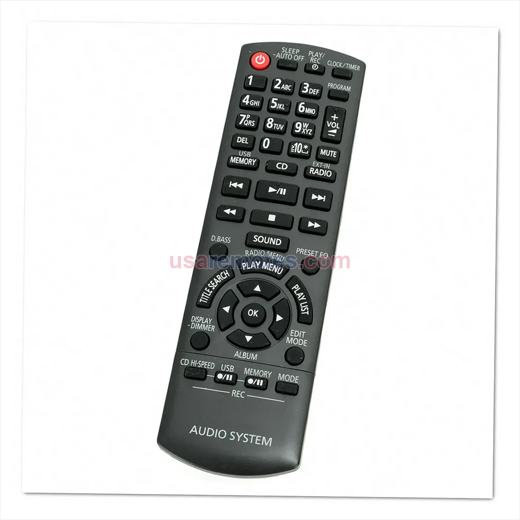 Panasonic SA-AKX34PH remote control replacement Panasonic SA-AKX34PH remote control replacement