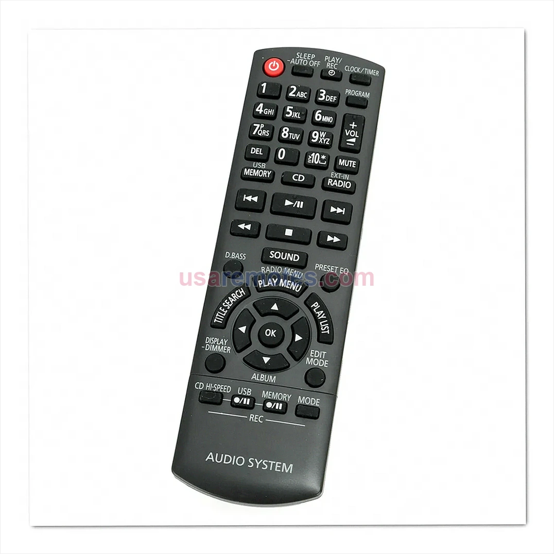 Panasonic SA-AKX34PN remote control replacement Panasonic SA-AKX34PN remote control replacement