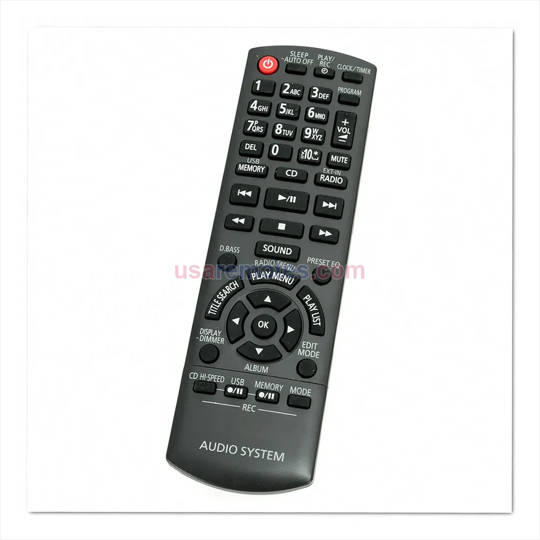 Panasonic SA-AKX52EG-K remote control replacement
