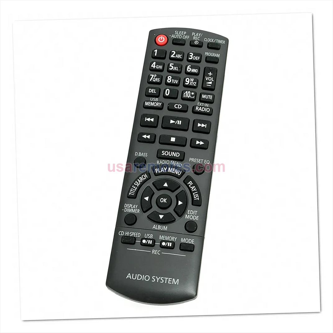 Panasonic SA-AKX52PH-K remote control replacement