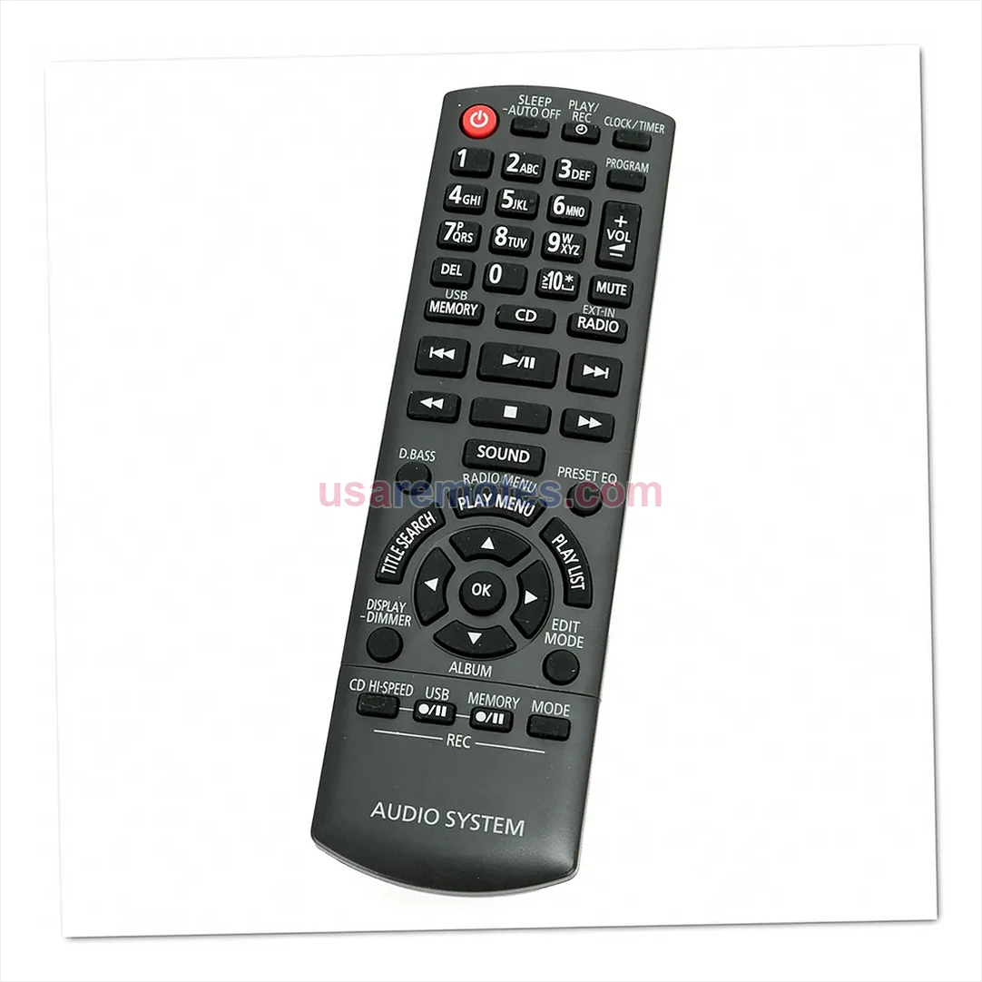 Panasonic SA-AKX52PH remote control replacement