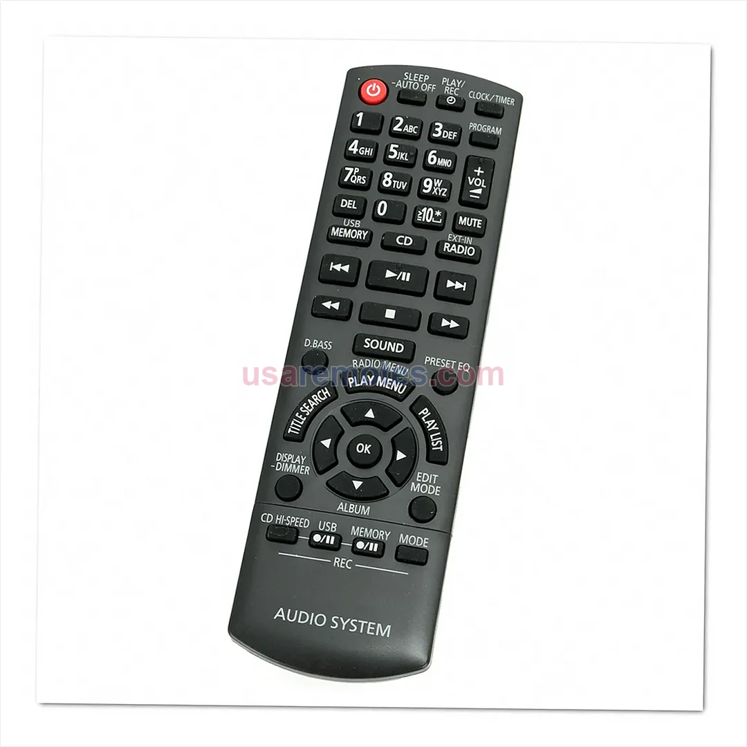 Panasonic SA-AKX52PN remote control replacement