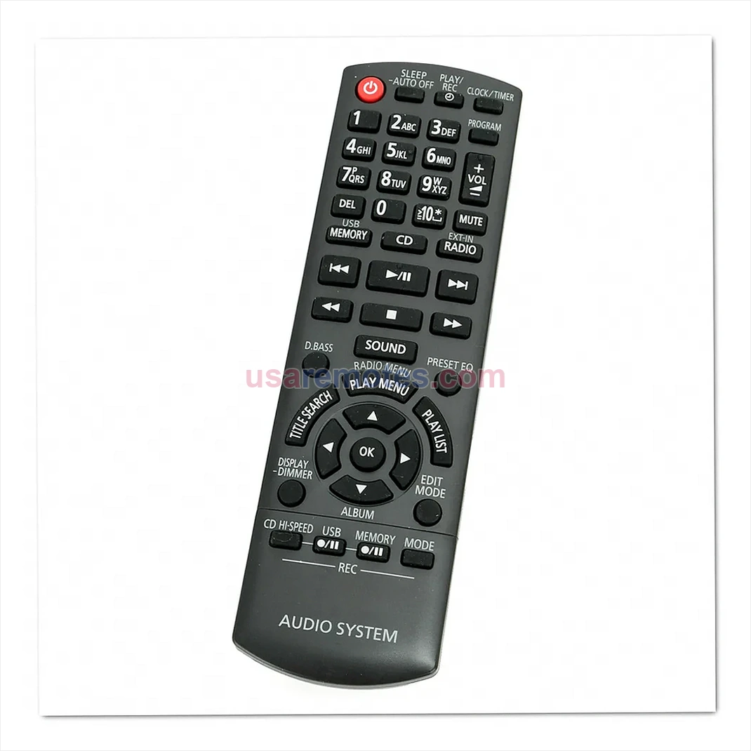 Panasonic SA-AKX72PH remote control replacement Panasonic SA-AKX72PH remote control replacement
