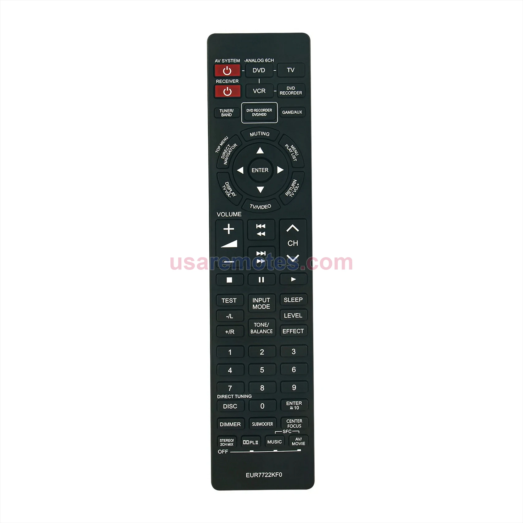 Panasonic SA-HT05P remote control replacement Panasonic SA-HT05P remote control replacement