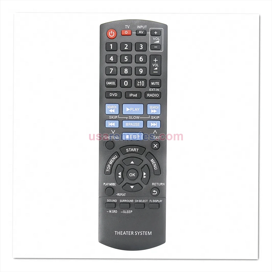 Panasonic SA-XH170P remote control replacement Panasonic SA-XH170P remote control replacement