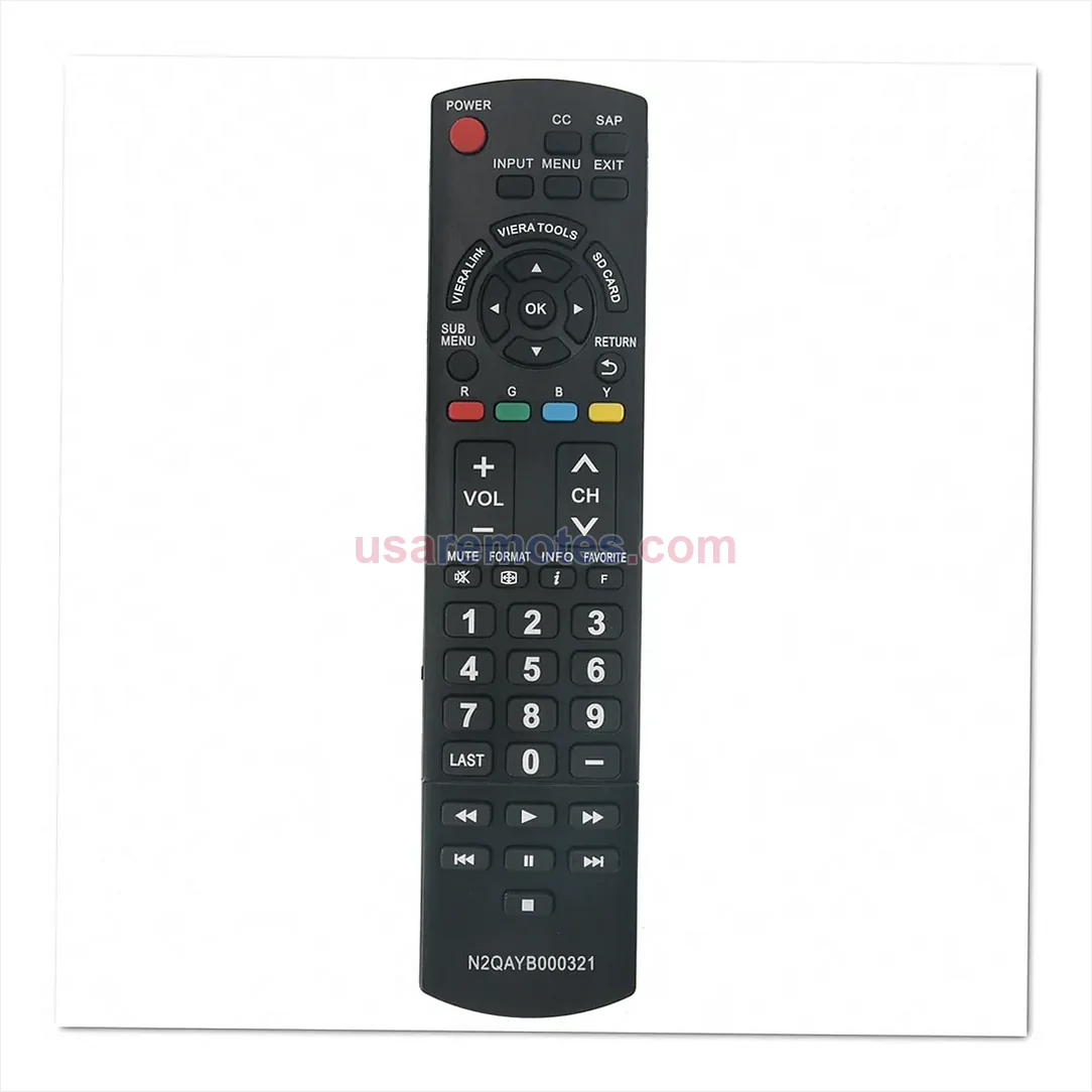 Panasonic TC-42PX14N remote control replacement Panasonic TC-42PX14N remote control replacement