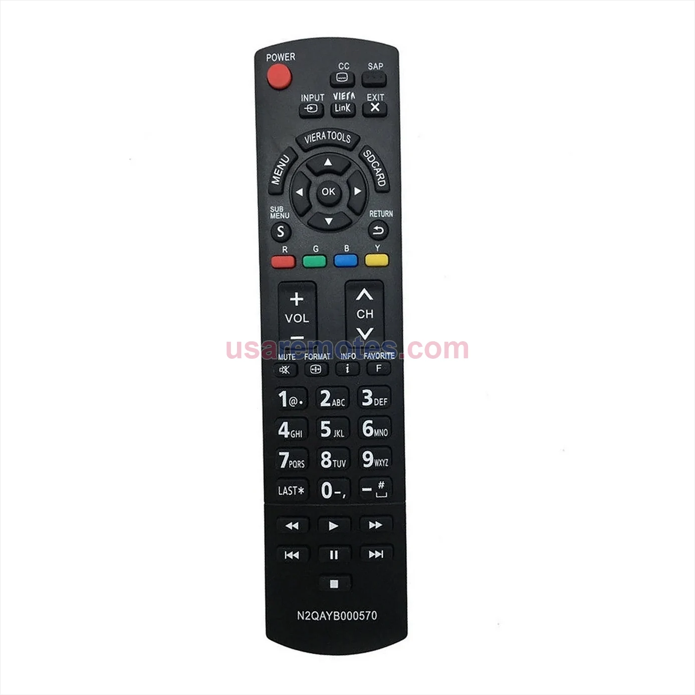 Panasonic TC-60PS34UA remote control replacement Panasonic TC-60PS34UA remote control replacement