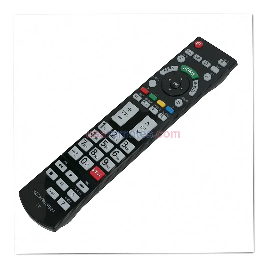 Panasonic TC-65AX800U TV remote control replacement Panasonic TC-65AX800U TV remote control replacement