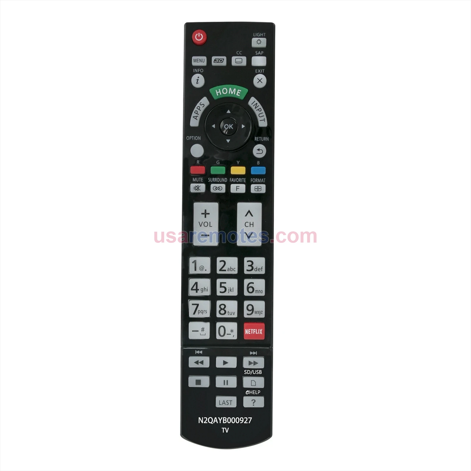 Panasonic TC-65AX900U remote control replacement