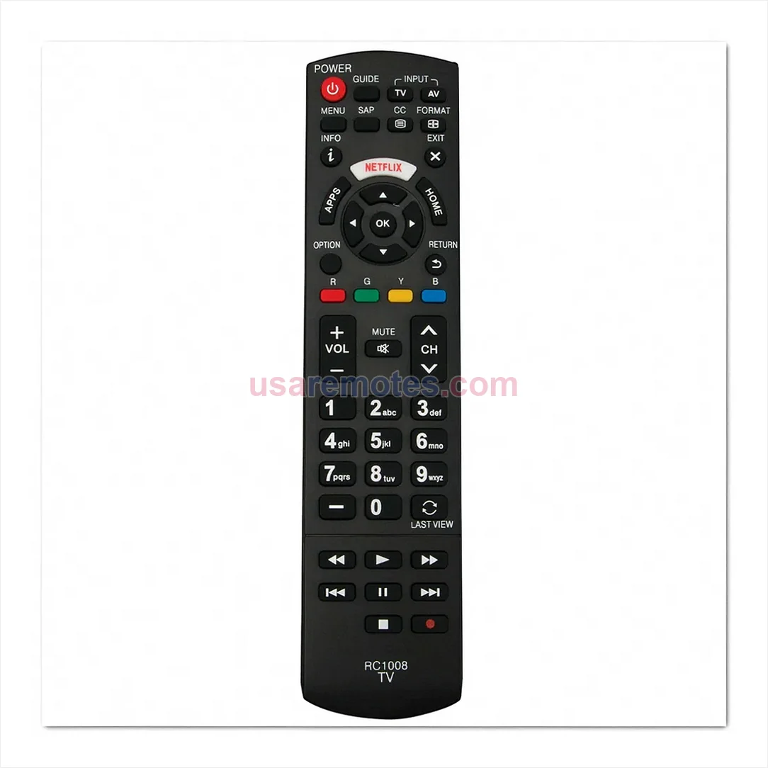 Panasonic TC-P65S60 remote control replacement Panasonic TC-P65S60 remote control replacement