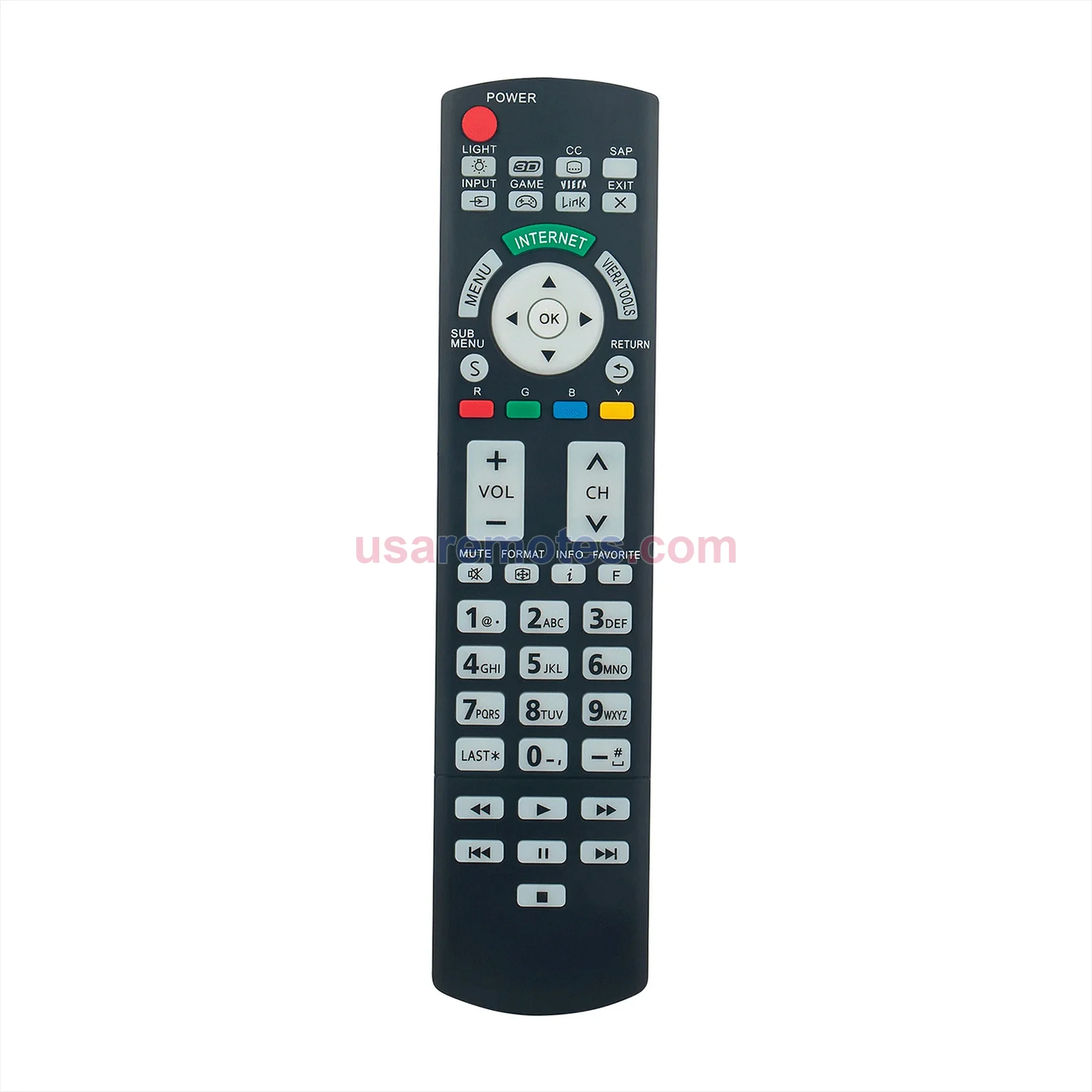 Panasonic TCP58VT25 remote control replacement