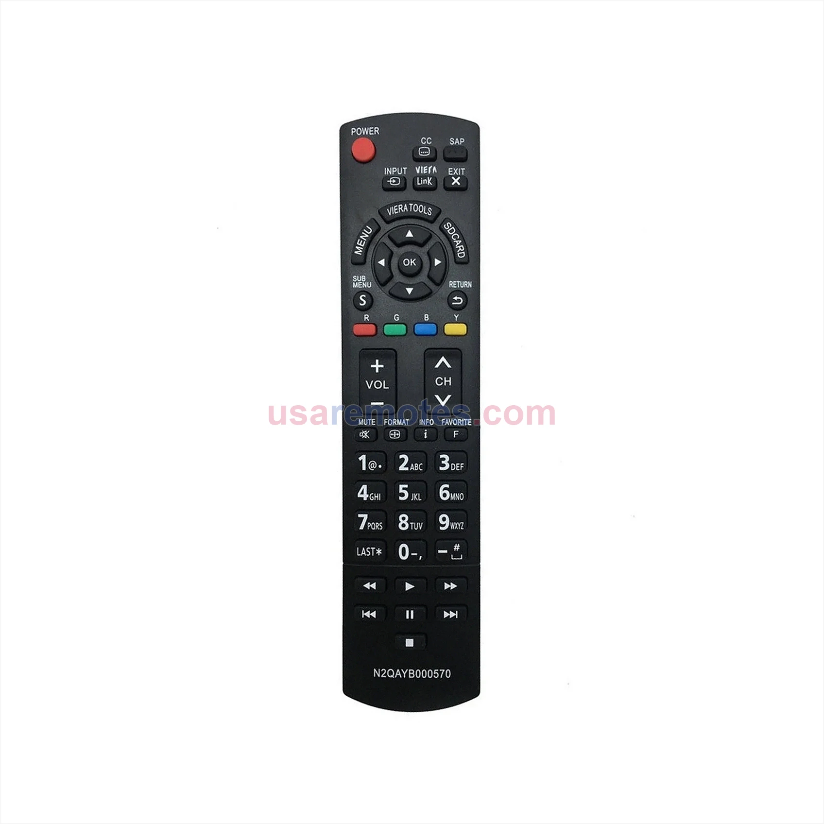 Panasonic TCP60ST30UA remote control replacement