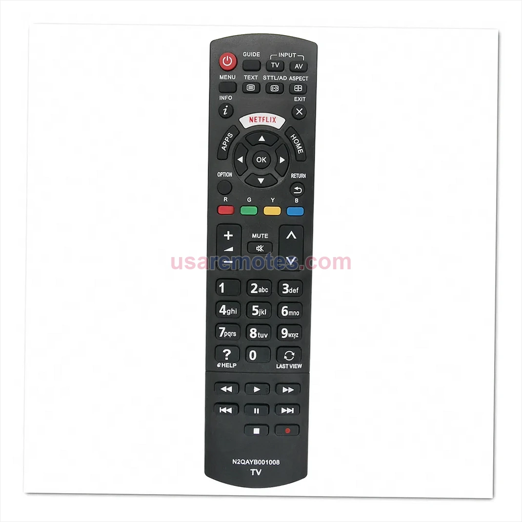 Panasonic TH-40DX600U TV remote control replacement Panasonic TH-40DX600U TV remote control replacement