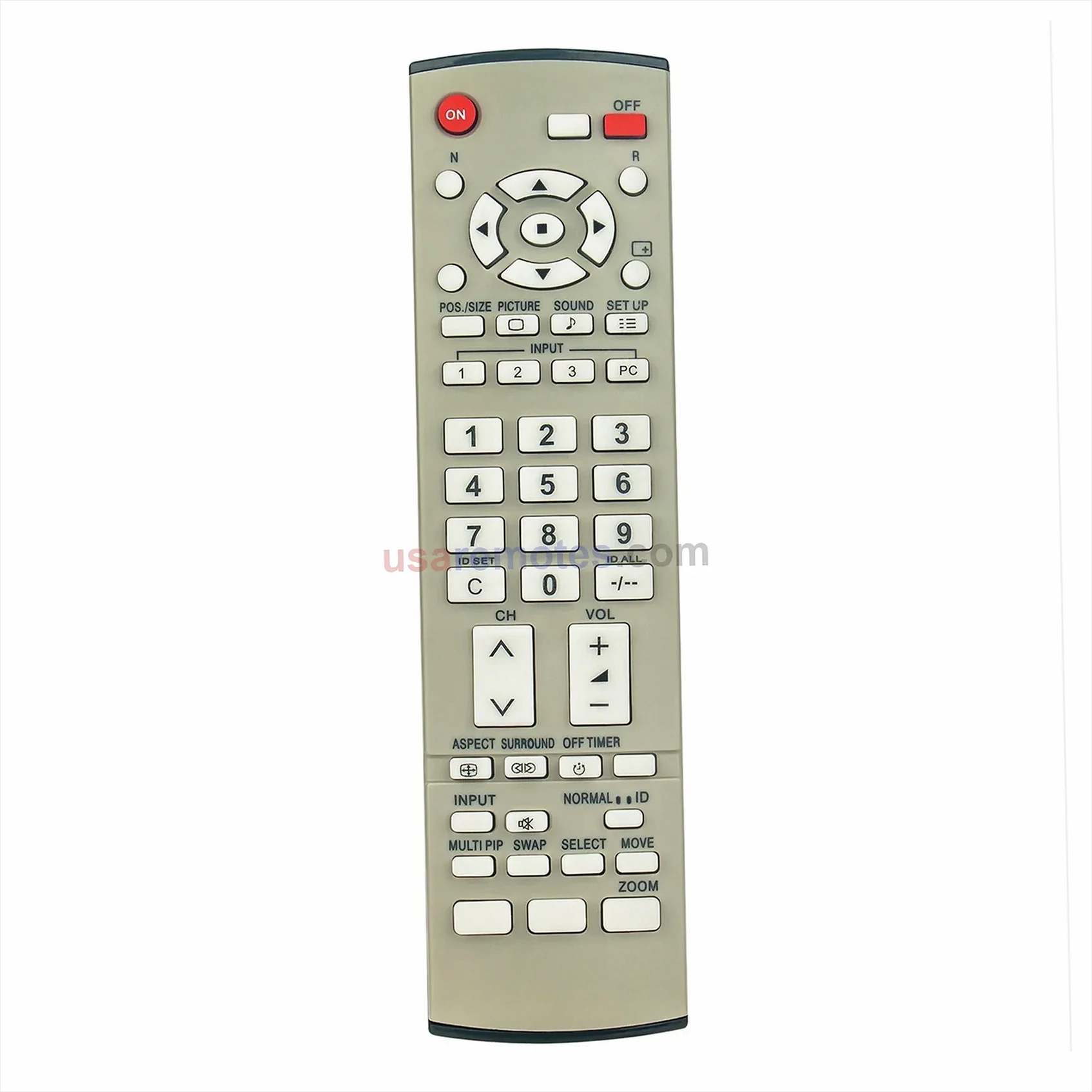 Panasonic TH-50PHD8K remote control replacement Panasonic TH-50PHD8K remote control replacement