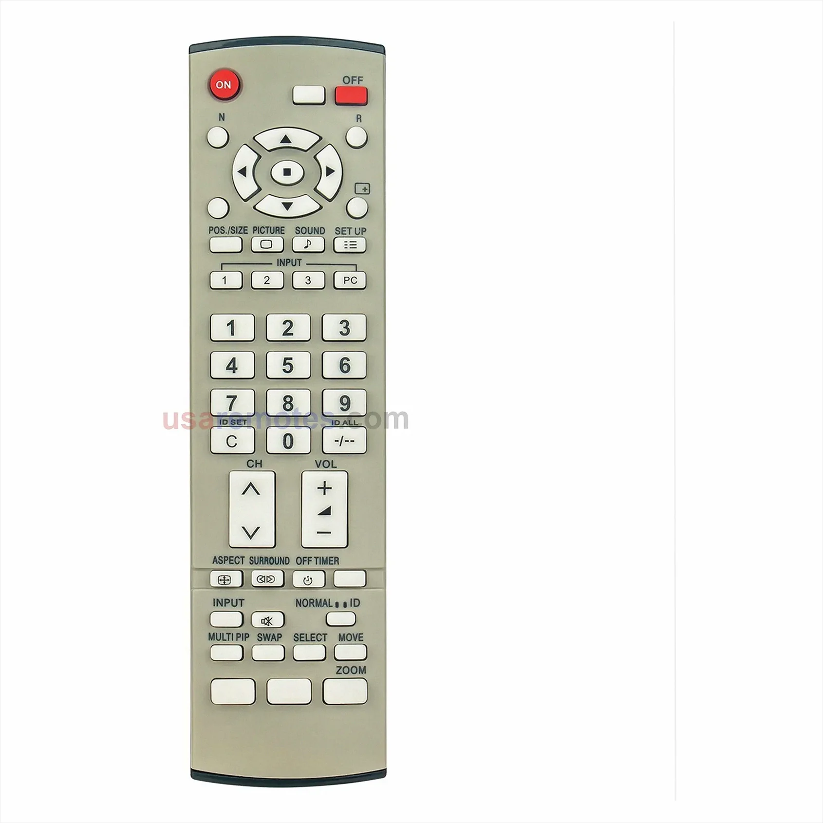 Panasonic TH-65PHD8U remote control replacement Panasonic TH-65PHD8U remote control replacement