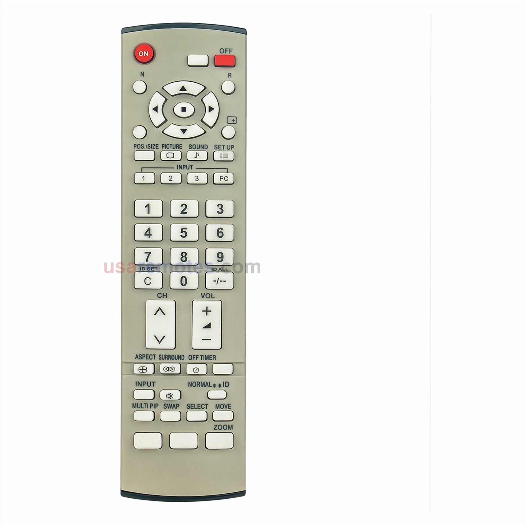 Panasonic TH37PHD8UKJ remote control replacement Panasonic TH37PHD8UKJ remote control replacement
