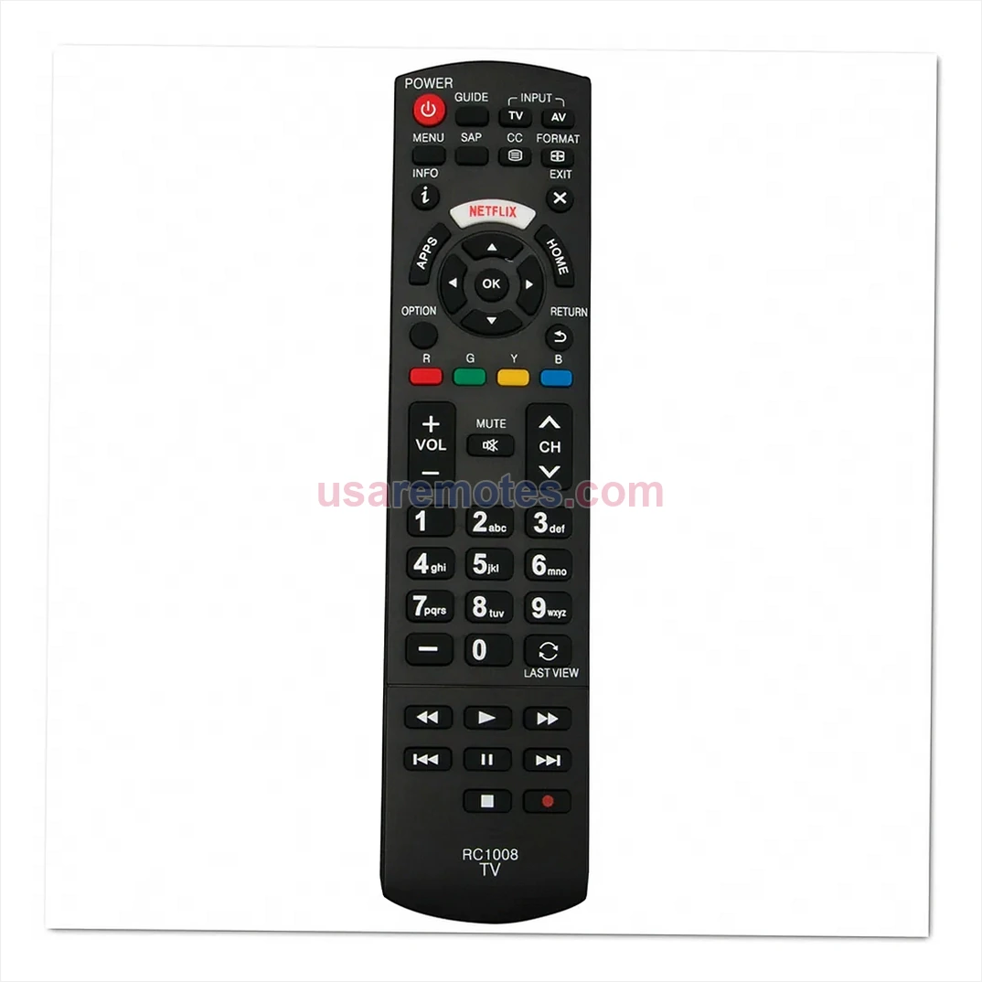 Panasonic TH55DS610U remote control replacement Panasonic TH55DS610U remote control replacement