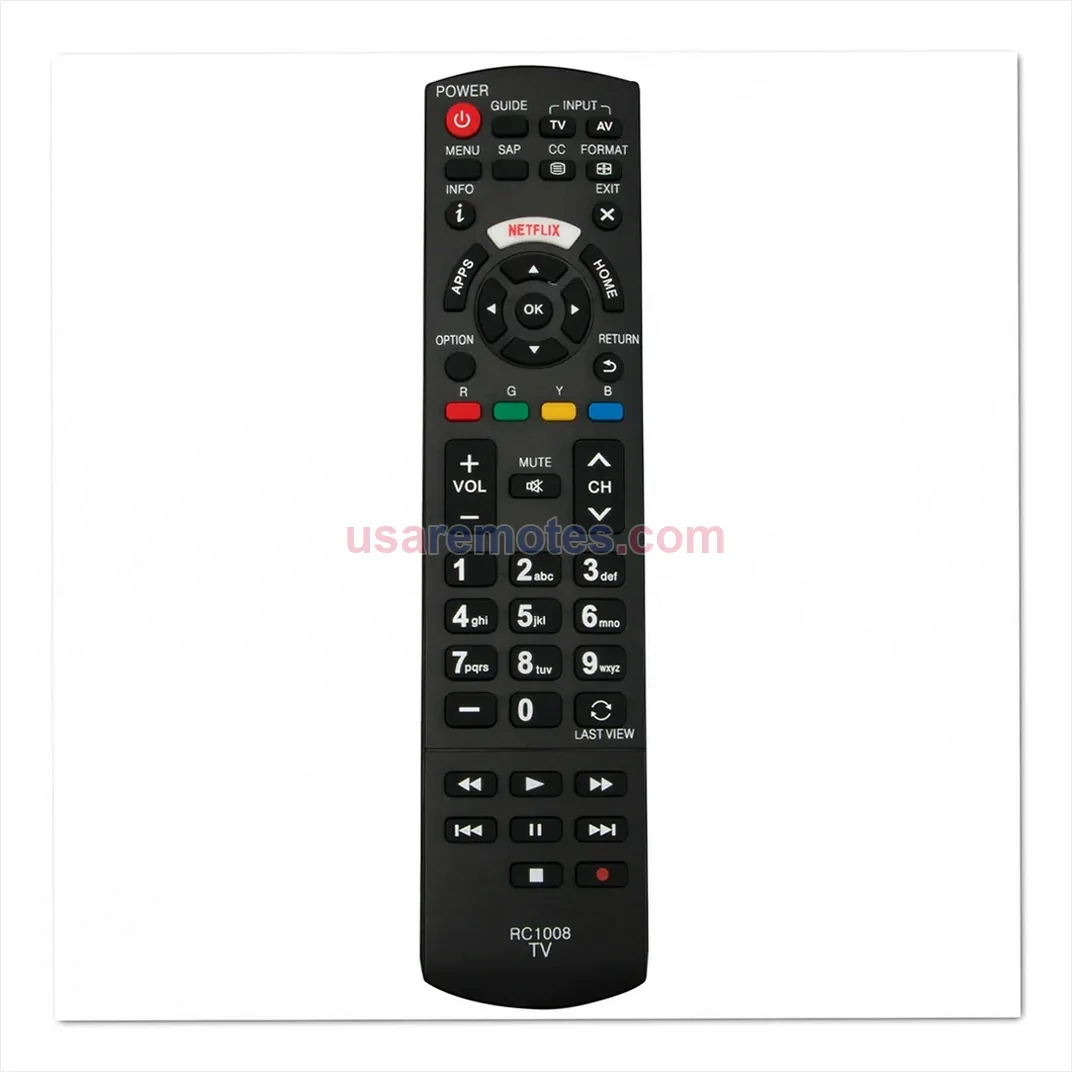 Panasonic TH55DX640A remote control replacement Panasonic TH55DX640A remote control replacement