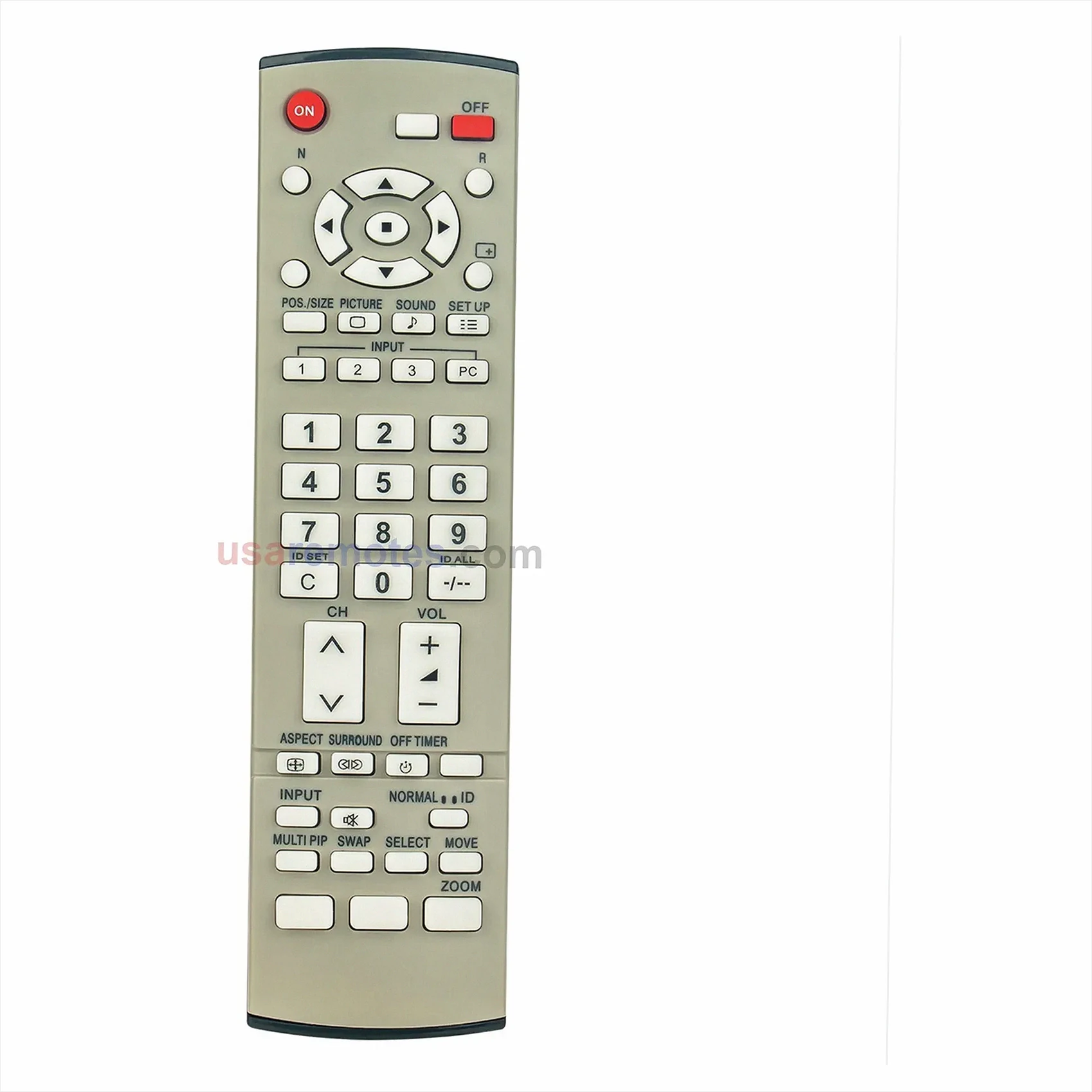 Panasonic TH65PF9UK remote control replacement Panasonic TH65PF9UK remote control replacement