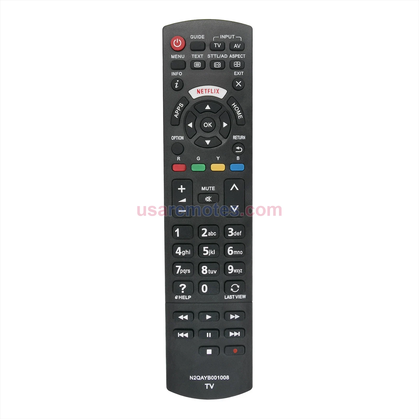 Panasonic TX-40CS520E remote control replacement Panasonic TX-40CS520E remote control replacement