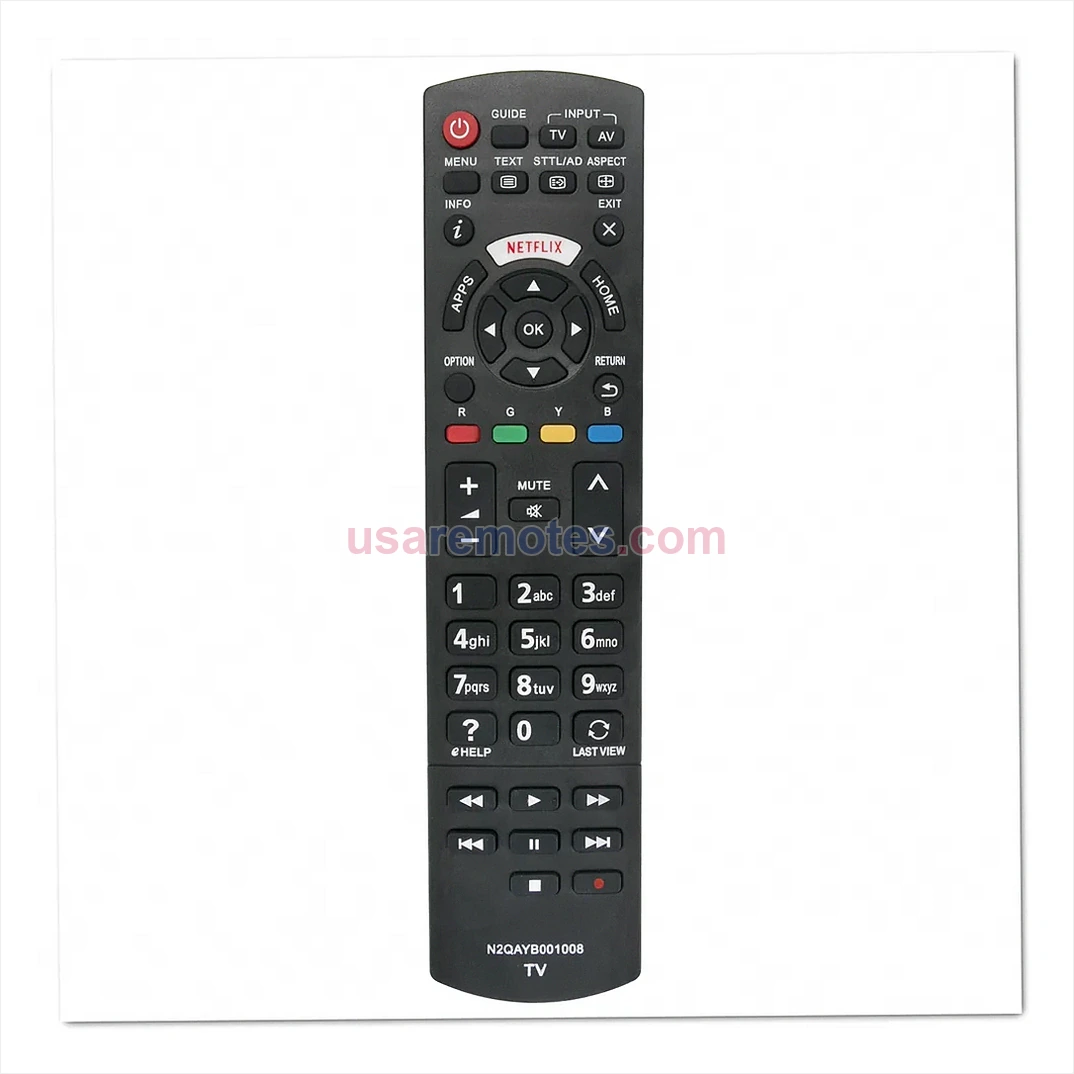 Panasonic TX32CS510B TV remote control replacement Panasonic TX32CS510B TV remote control replacement