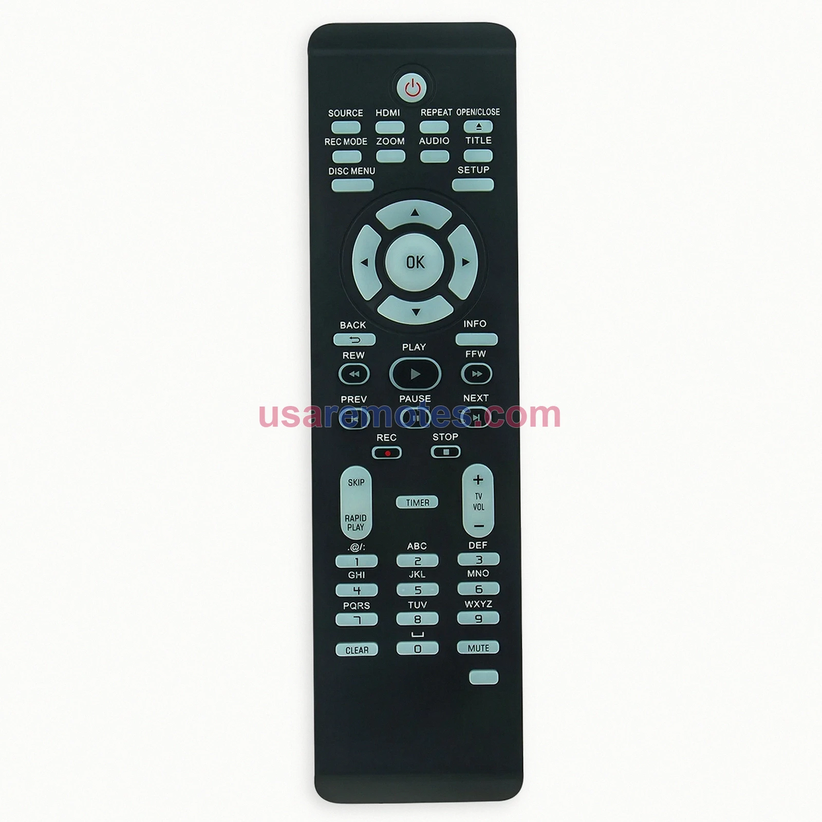 Philips DVDR3475 DVD Player Remote