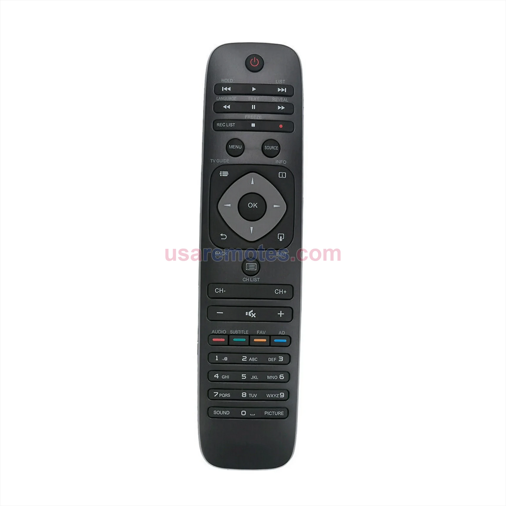 Philips 43PFT5250S remote control replacement Philips 43PFT5250S remote control replacement