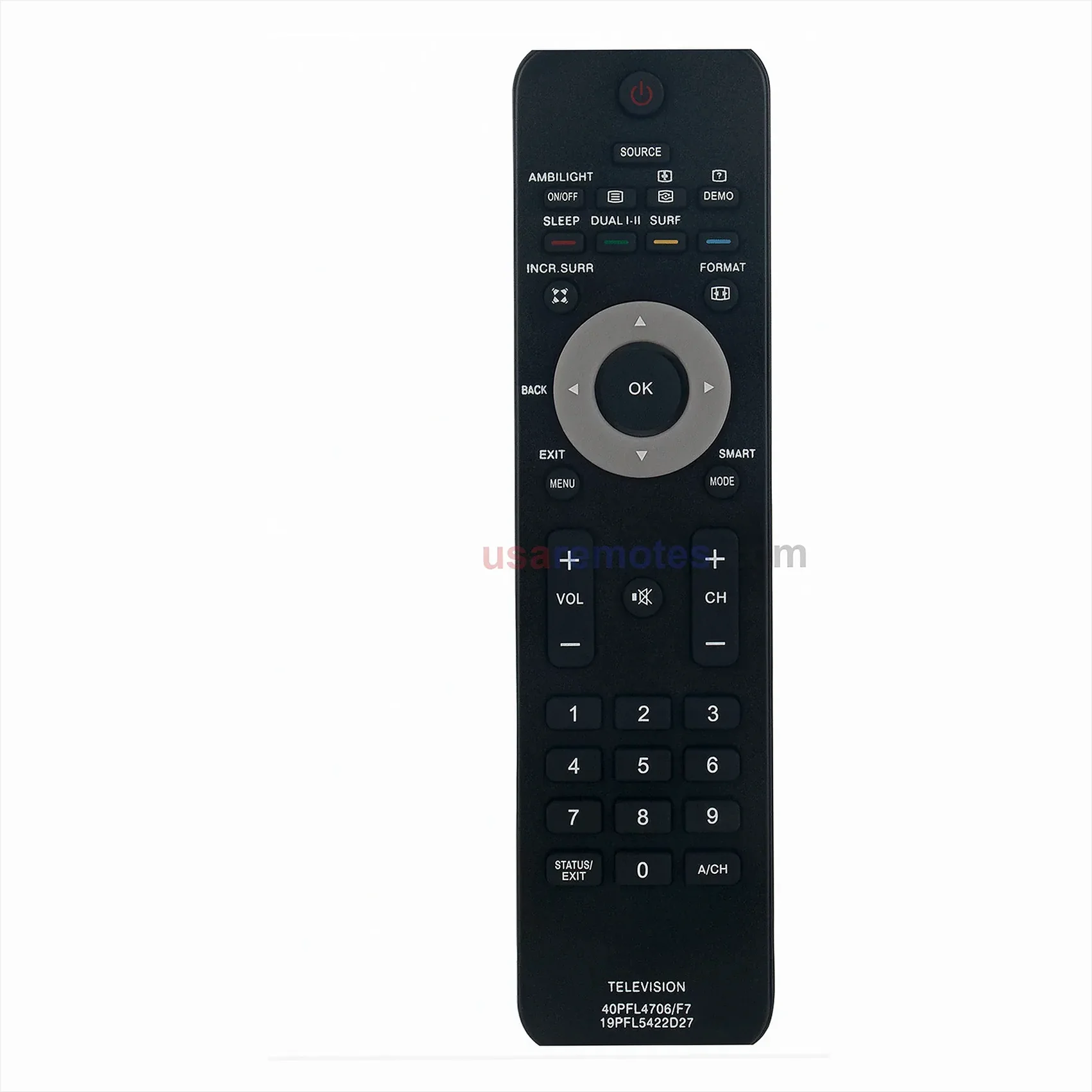 Philips 46PFL4706D remote control replacement Philips 46PFL4706D remote control replacement