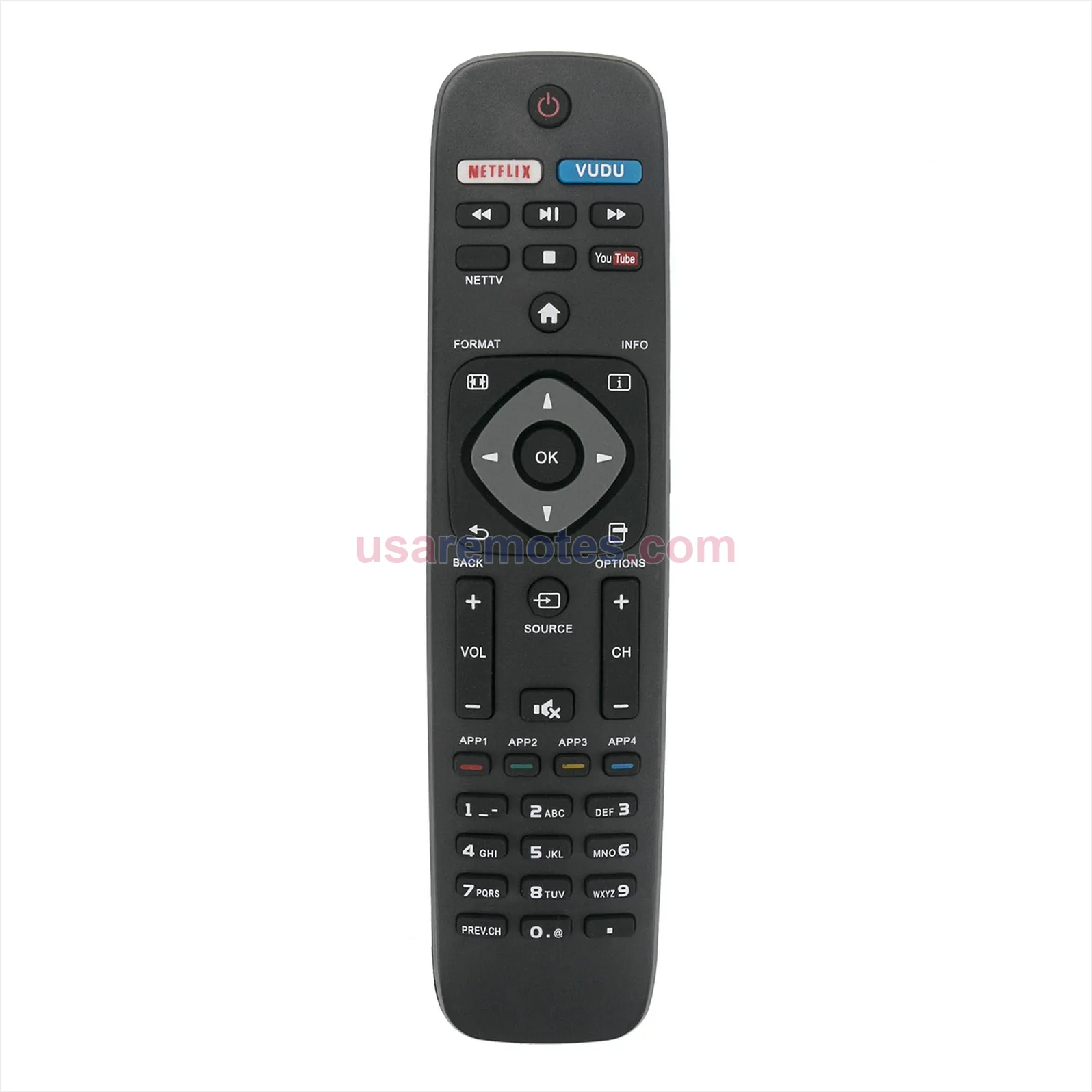 Philips 47PFL7704D remote control replacement