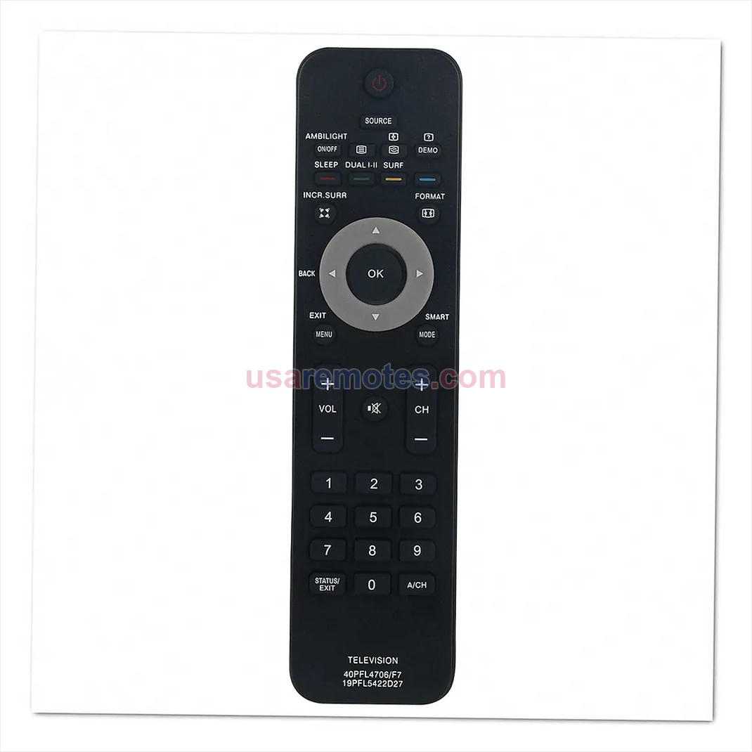 Philips 50PFL6602/F7 remote control replacement Philips 50PFL6602/F7 remote control replacement