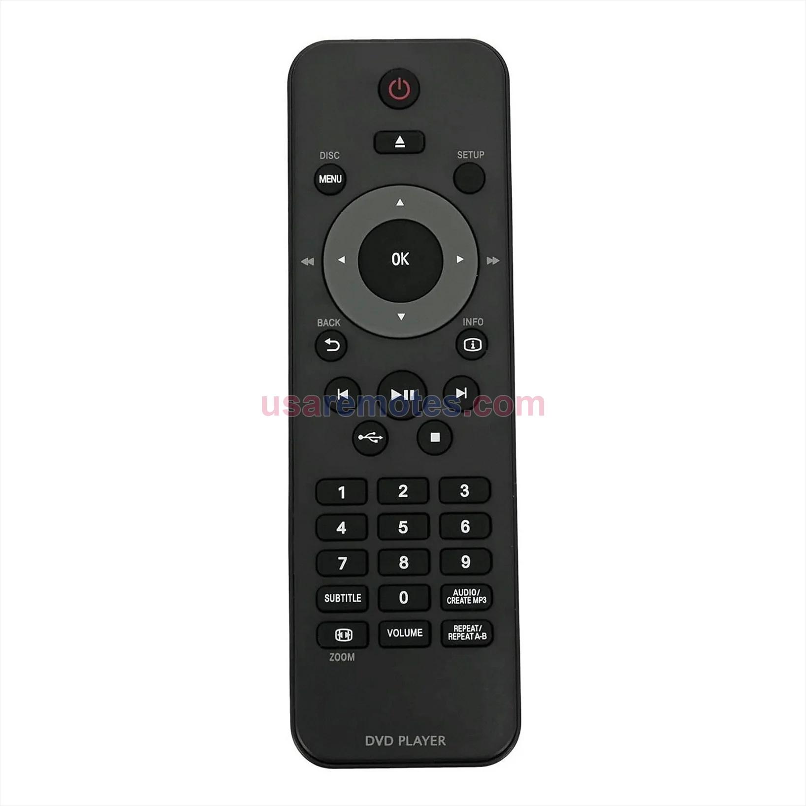 Philips DVP1033/51 remote control replacement