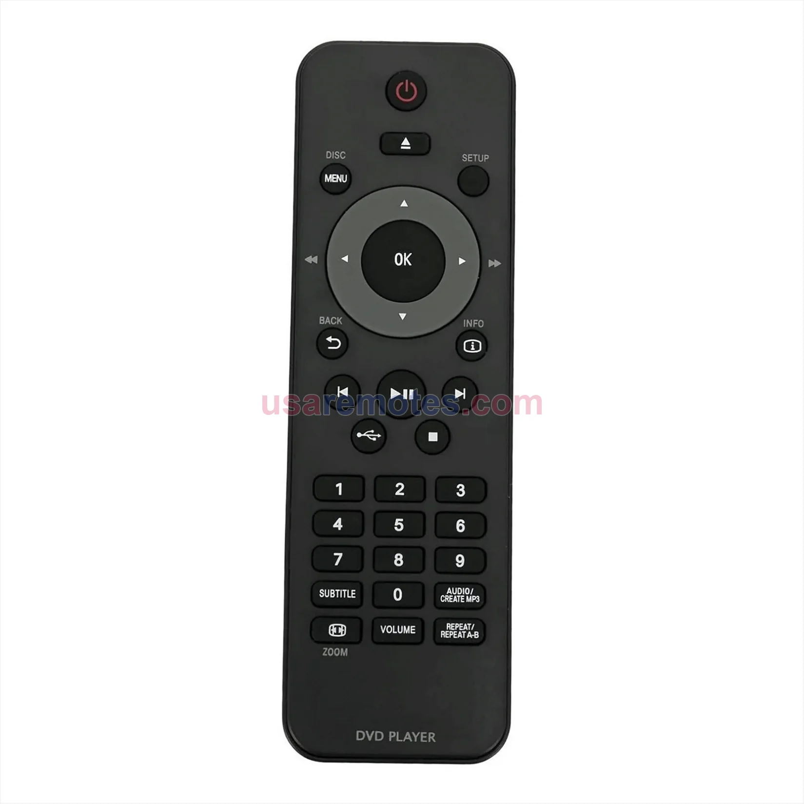 Philips DVP1033 remote control replacement