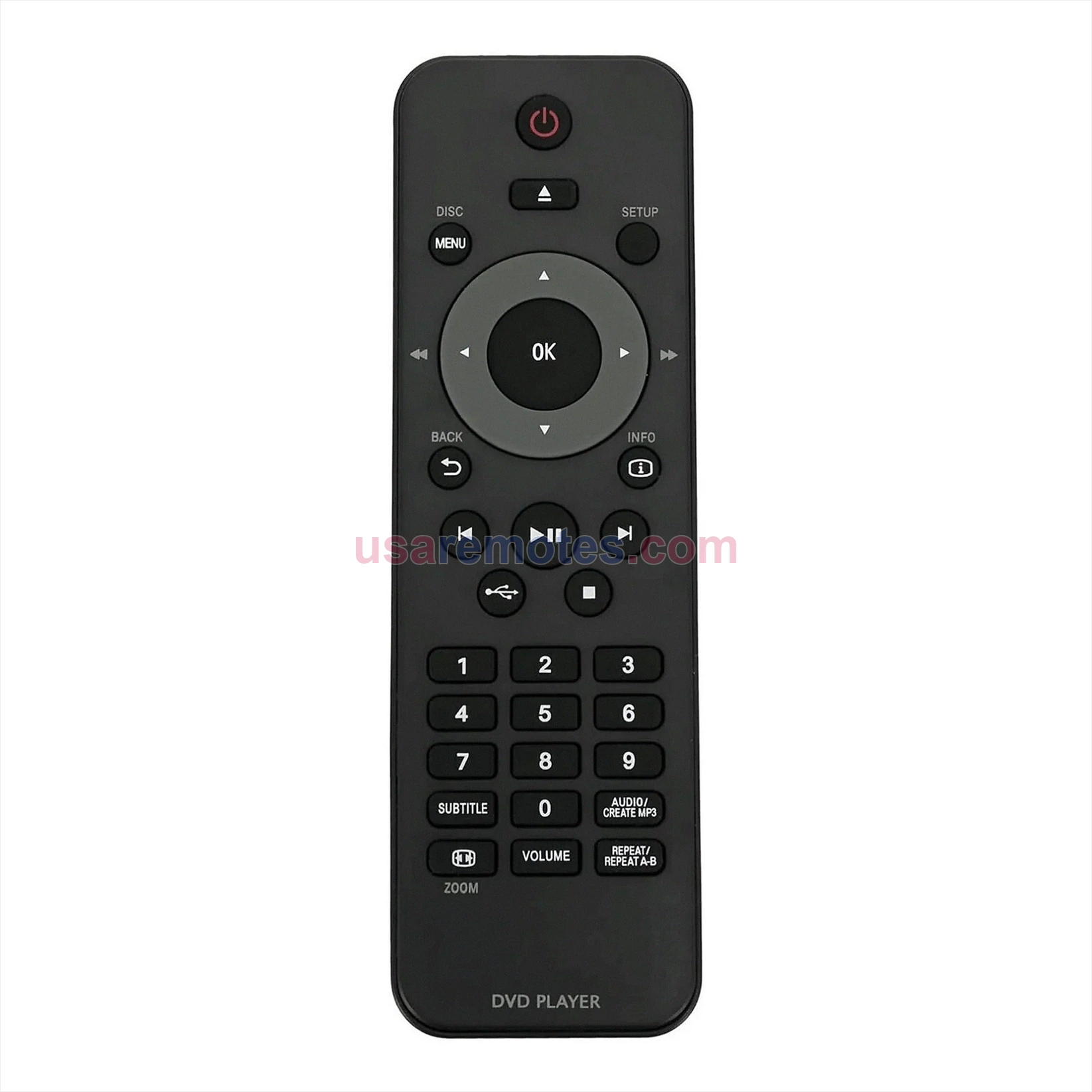 Philips DVP3560K remote control replacement Philips DVP3560K remote control replacement