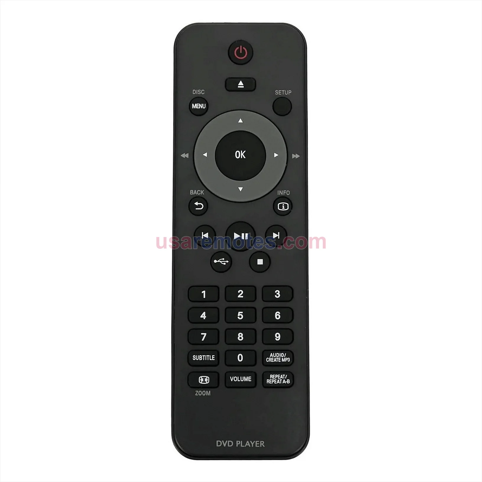 Philips DVP3580/12 remote control replacement