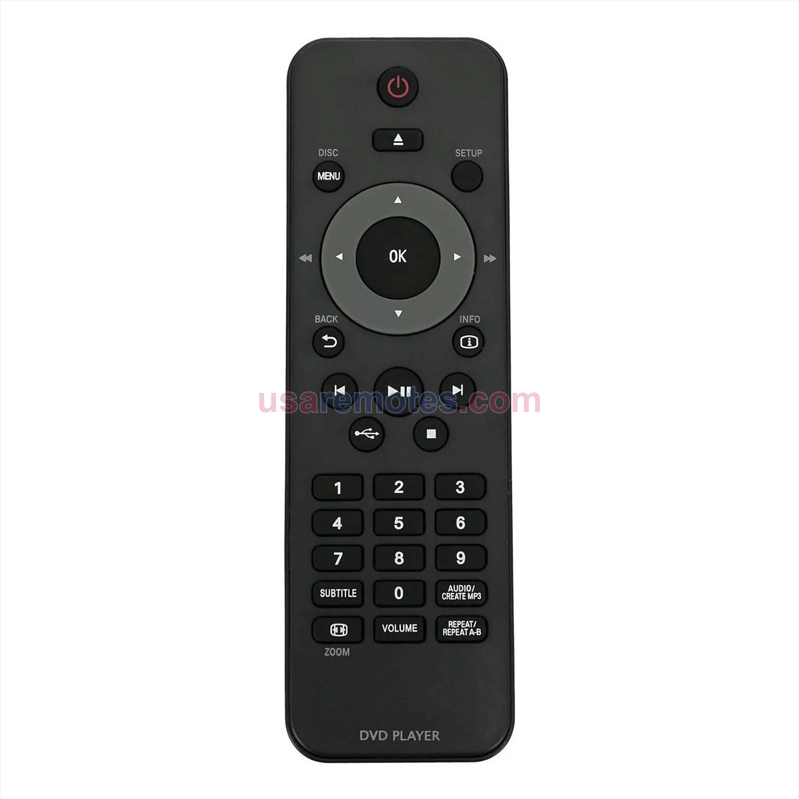 Philips DVP3580 remote control replacement