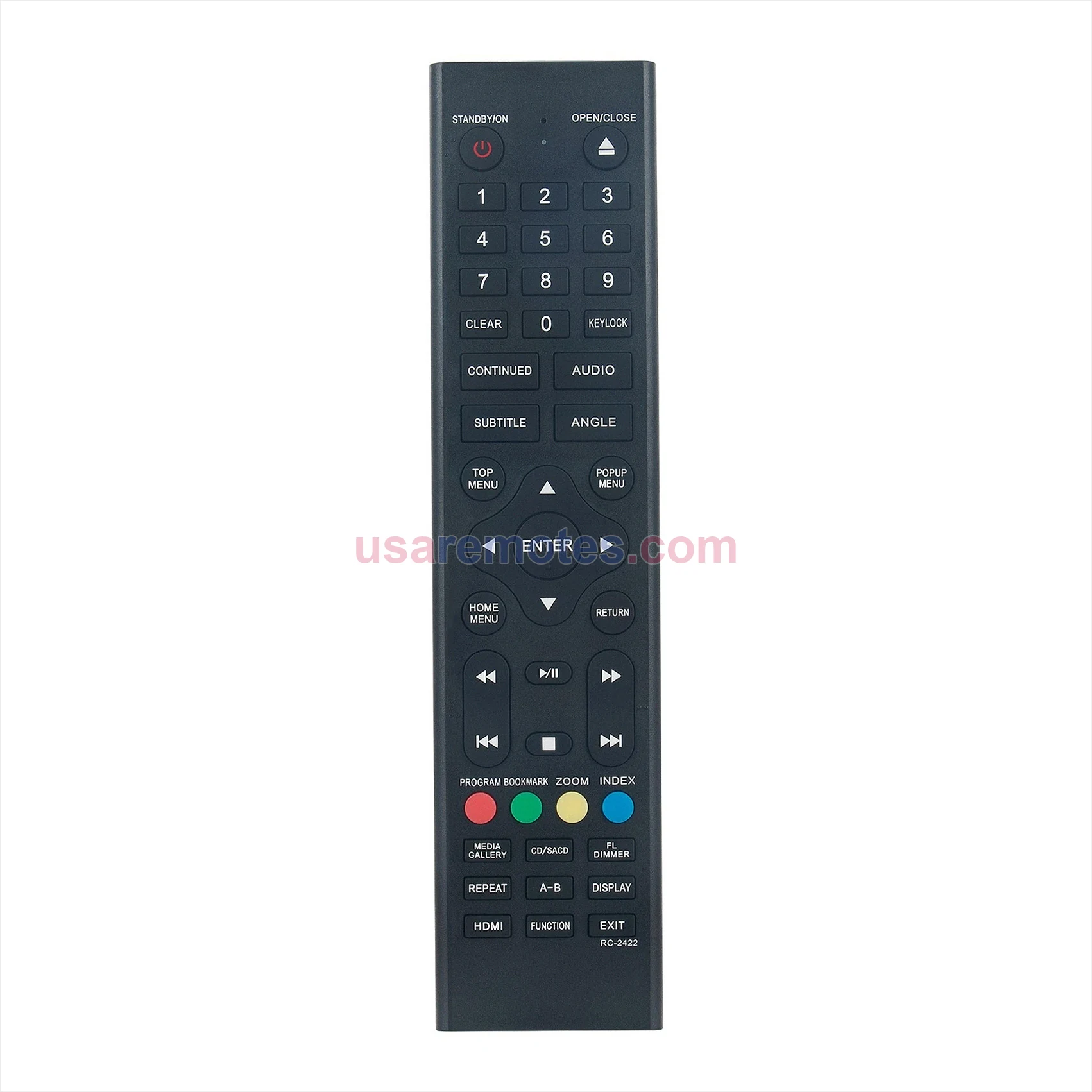 Pioneer BDP-140 remote control replacement