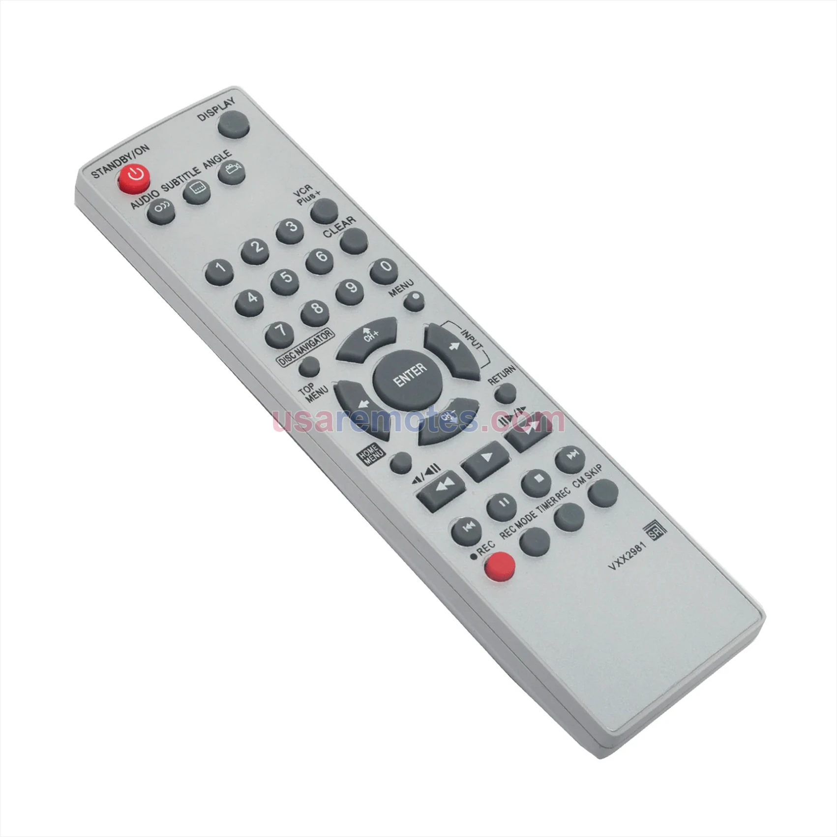 Pioneer DVR-231-S remote control replacement