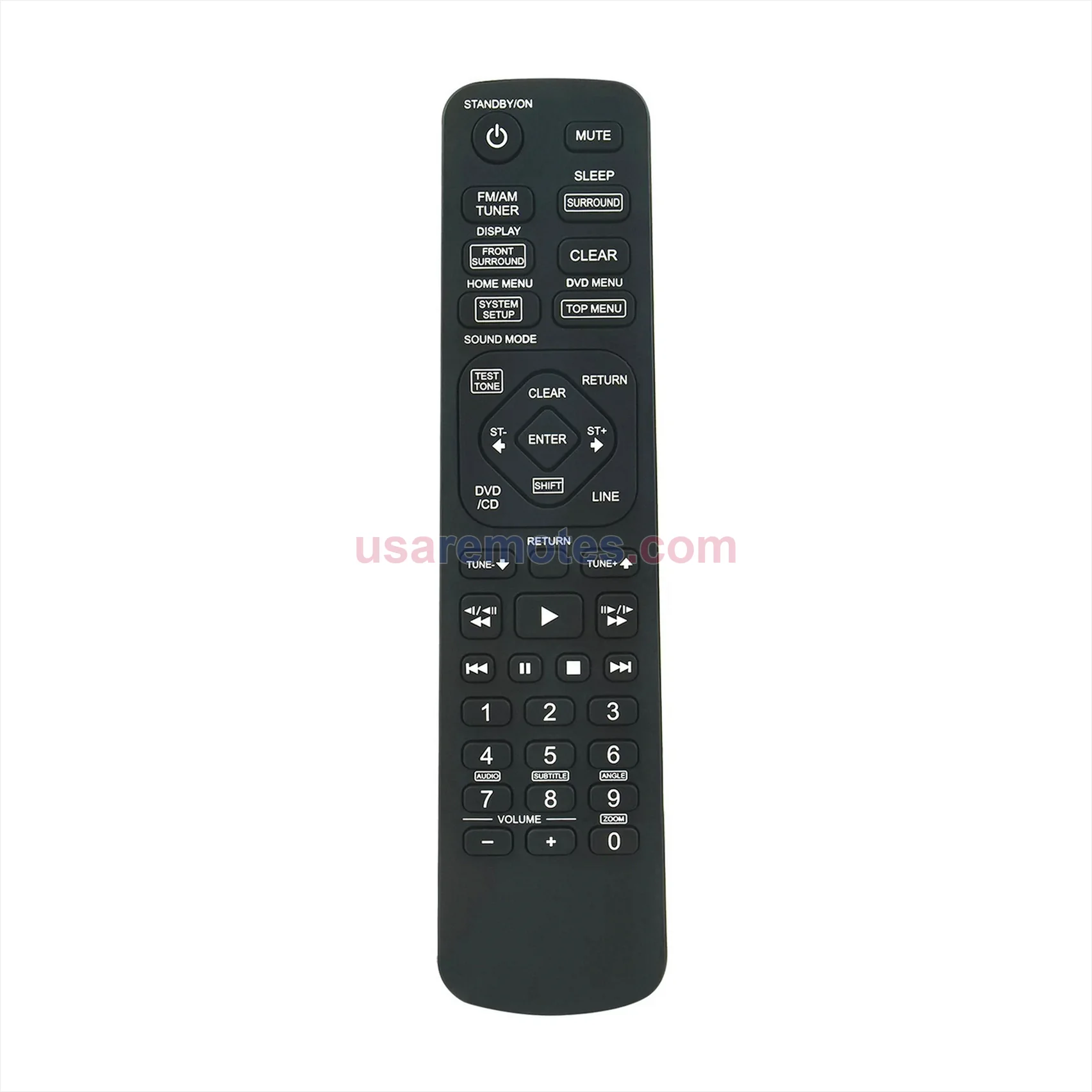 Pioneer XV-DV250 remote control replacement