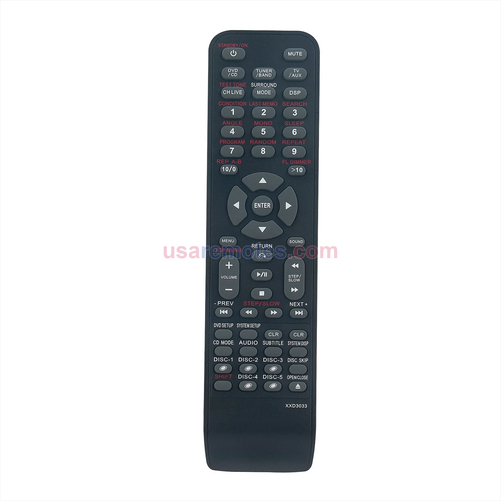 Pioneer XV-HTD50 remote control replacement