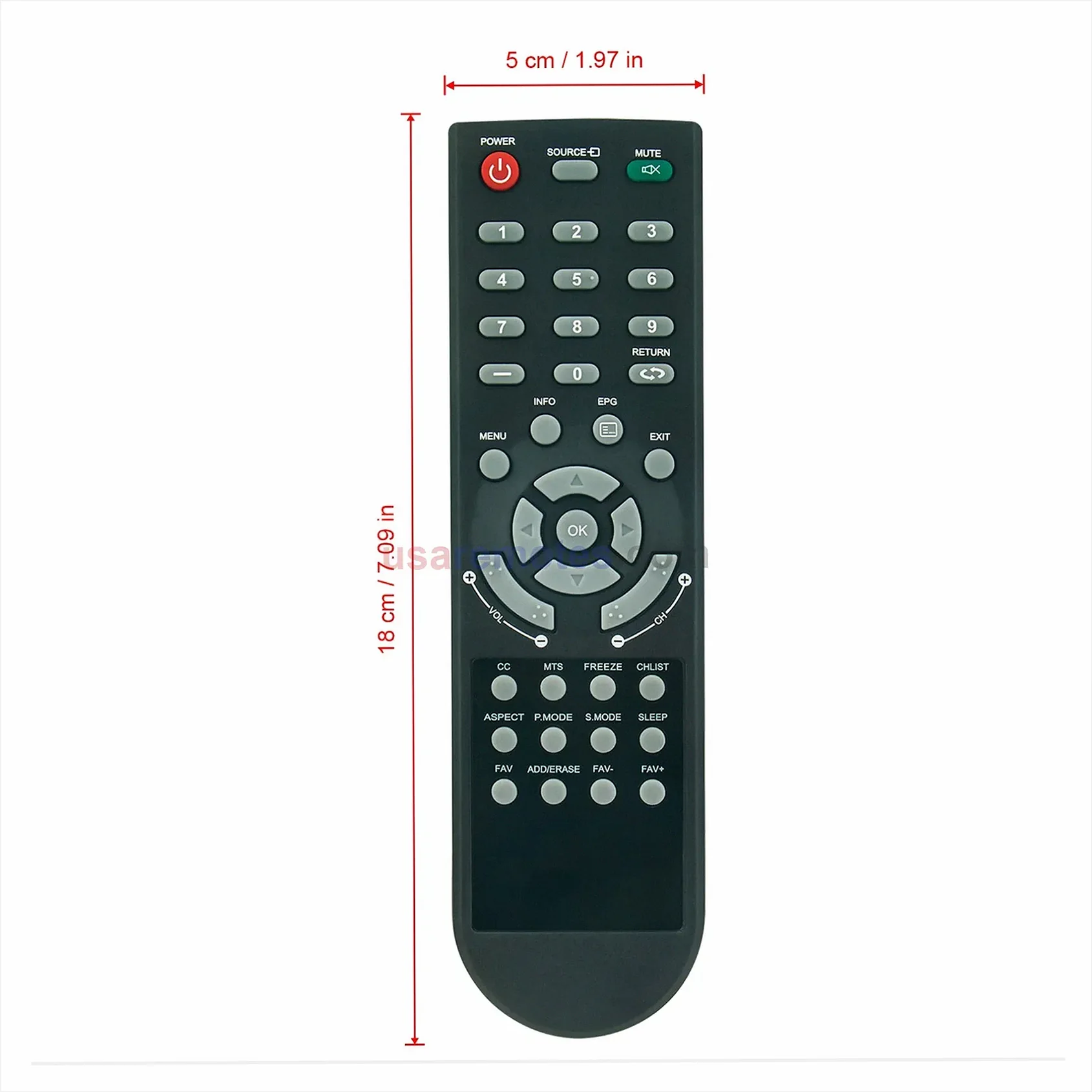 Proscan PLED2243A-G remote control replacement Proscan PLED2243A-G remote control replacement