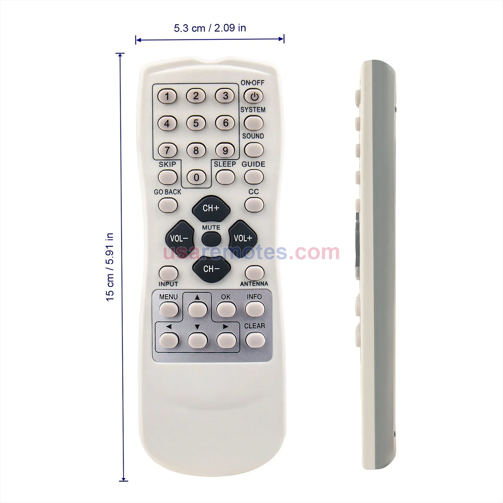 RCA J22BE1220 remote control replacement RCA J22BE1220 remote control replacement