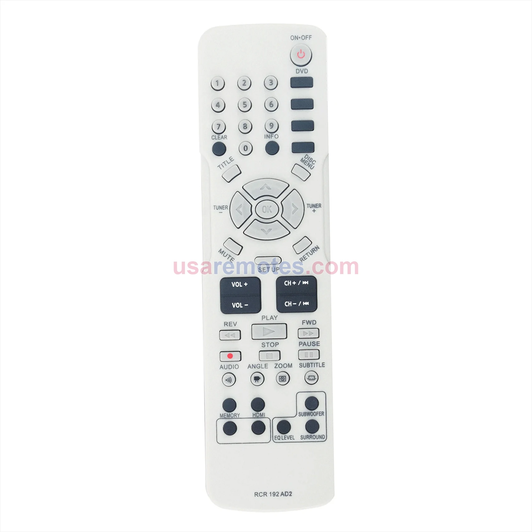 Rca RTD206 remote control replacement Rca RTD206 remote control replacement