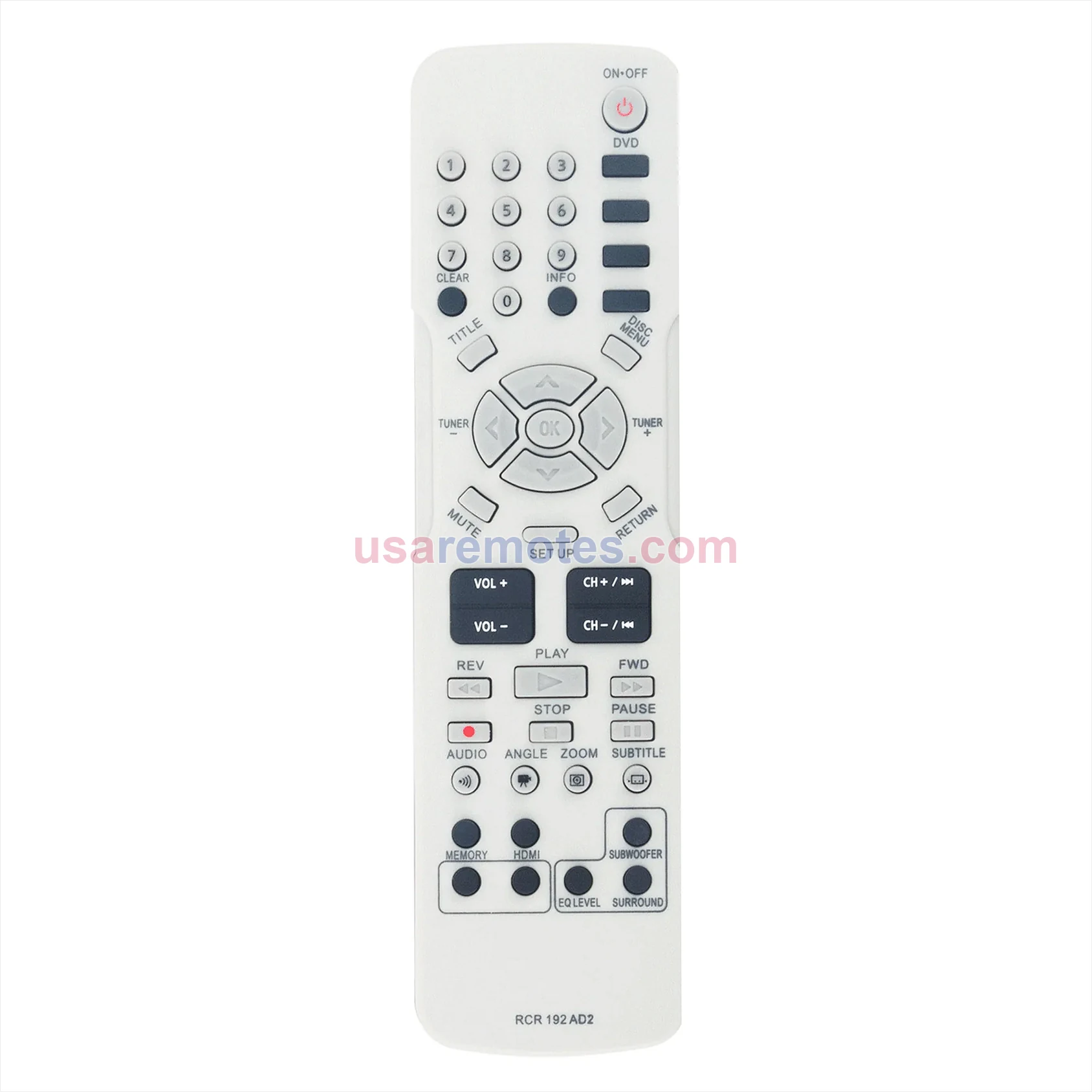 Rca RTD207 remote control replacement Rca RTD207 remote control replacement