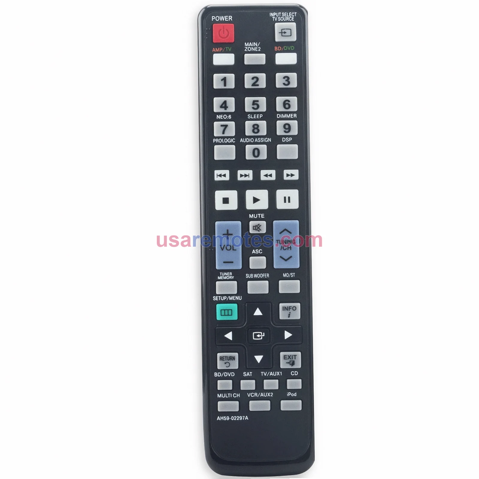 Samsung AH59-02297A DVD Player Remote