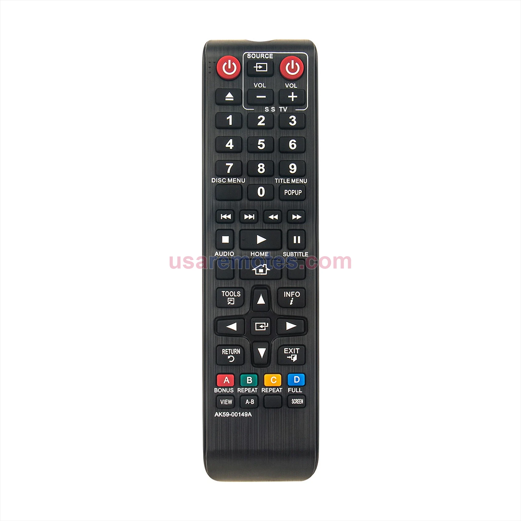 Samsung BD-FM51 remote control replacement
