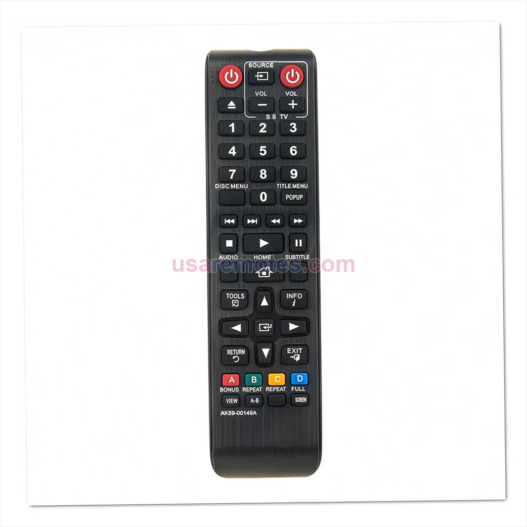 Samsung BD-FM57C remote control replacement Samsung BD-FM57C remote control replacement
